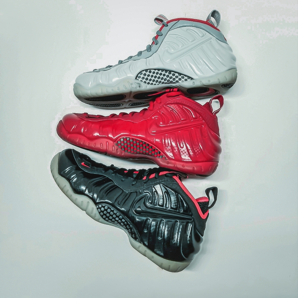 COPY - Nike foamposite Pro model yeezy pack colorway > Pure Platinum <